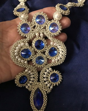 Colier cu multe rivoli Swarovski