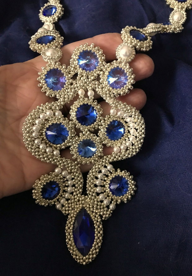 Colier cu multe rivoli Swarovski