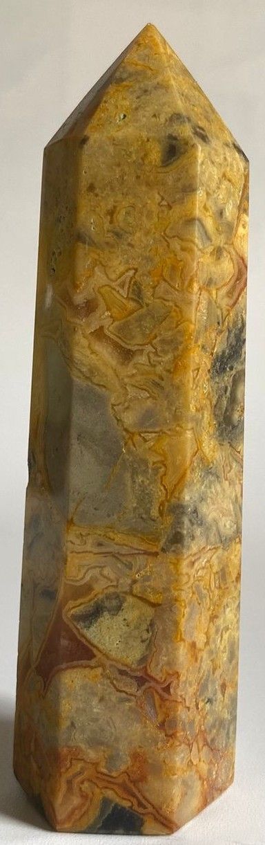 Agat Crazy Lace - Obelisc piatra semipretioasa
