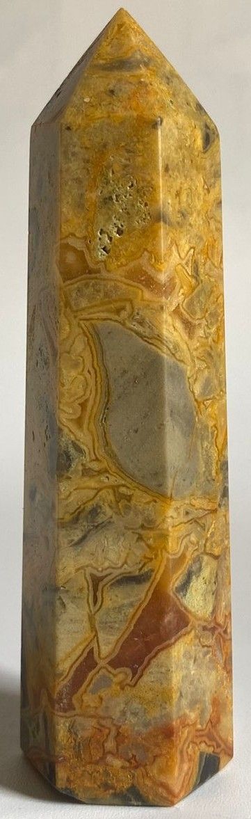 Agat Crazy Lace - Obelisc piatra semipretioasa