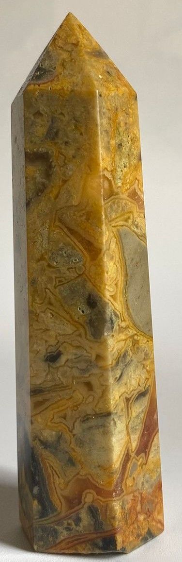 Agat Crazy Lace - Obelisc piatra semipretioasa