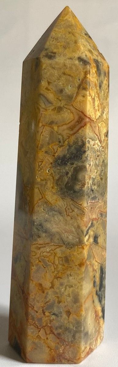 Agat Crazy Lace - Obelisc piatra semipretioasa