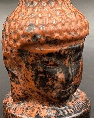 Obsidian Rosu (Mahon)  - Buddha piatra semipretioasa