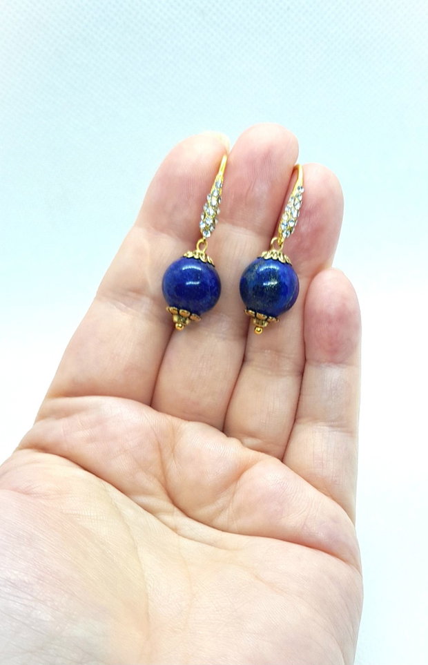 Cercei cu lapis lazuli