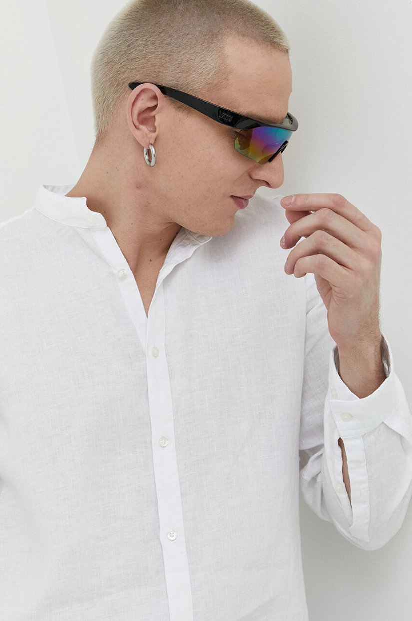 HUGO cămașă bărbătească din in