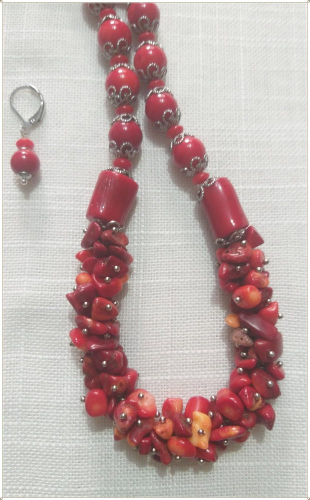 SET- CORAL ROSU