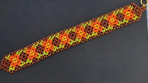Brățară handmade Flori de Toamnă