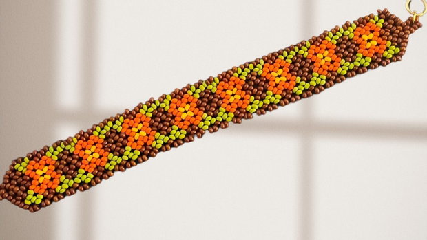 Brățară handmade Flori de Toamnă