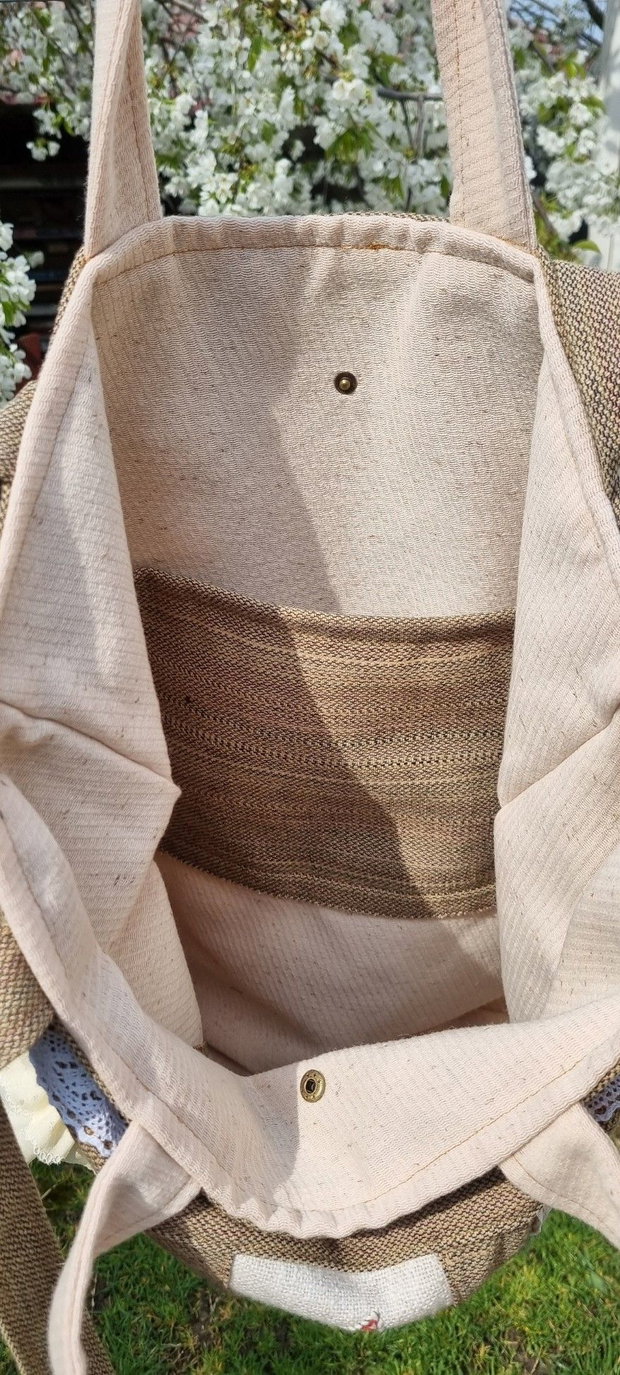 Geantă de umăr handmade - goblen