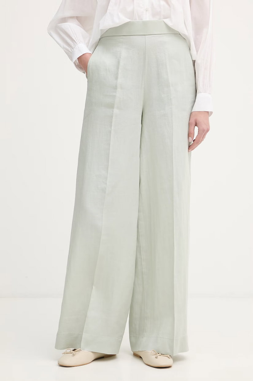 United Colors of Benetton pantaloni de damă de in