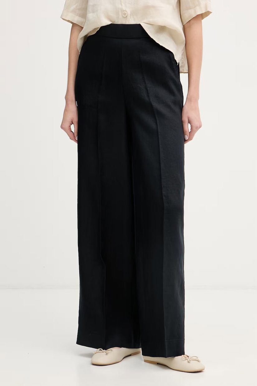 United Colors of Benetton pantaloni de damă din in