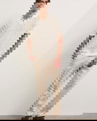 Medicine pantaloni chinos pentru bărbați, cu lyocell