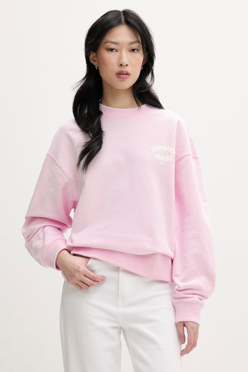 Tommy Jeans hanorac pentru femei, din bumbac