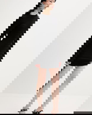 La Mania rochie drapată cu vâscoză FAITH