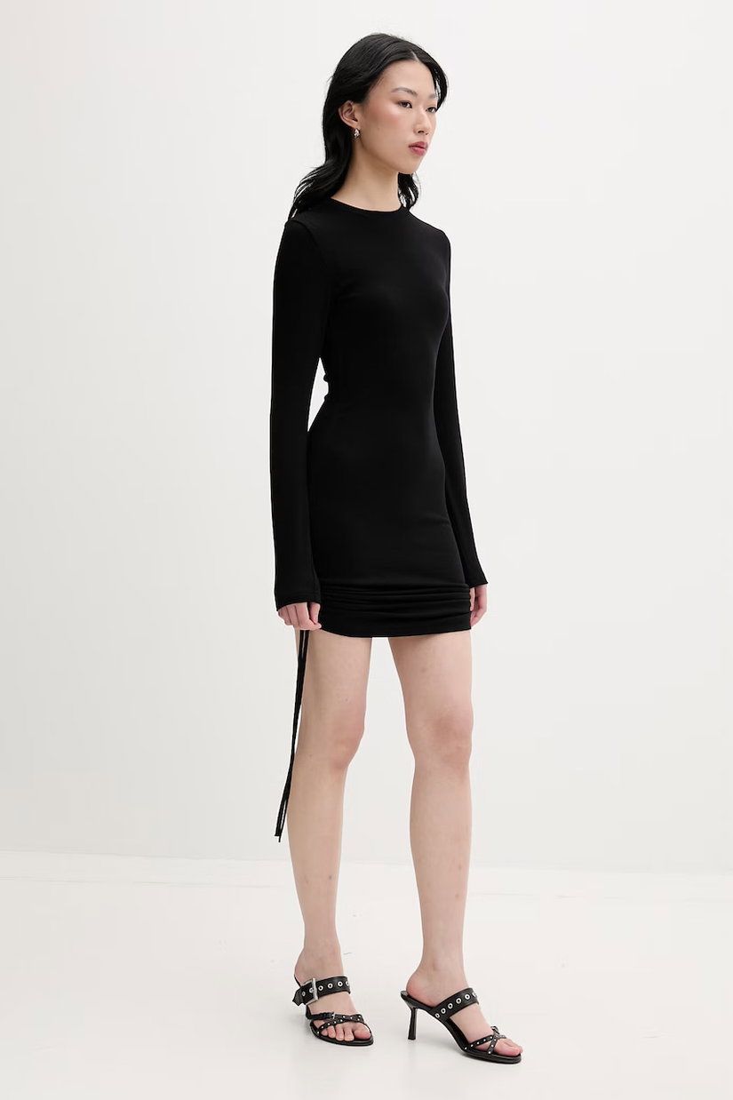 La Mania rochie drapată cu vâscoză FAITH