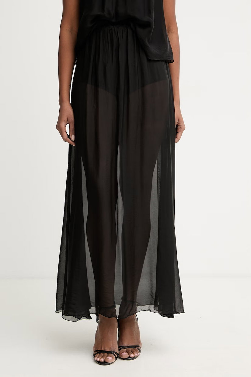 Haveone fustă cu amestec de mătase