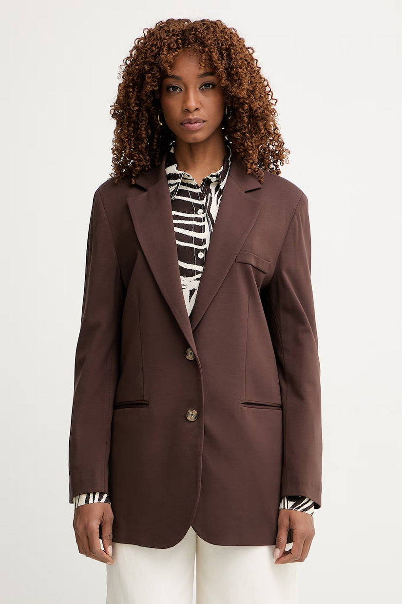 Haveone sacou cu un singur rând de nasturi pentru femei