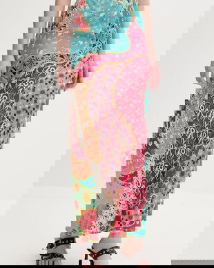 Never Fully Dressed fustă cu vâscoză