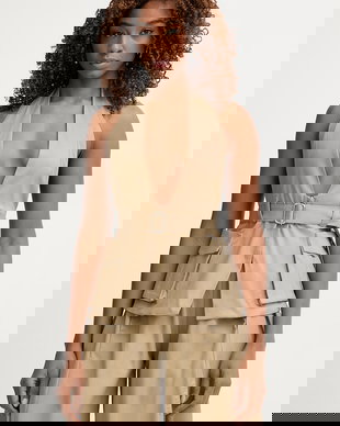 Haveone vestă pentru femei, cu lyocell