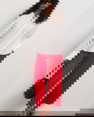 Medicine pantaloni culottes pentru femei, din lyocell