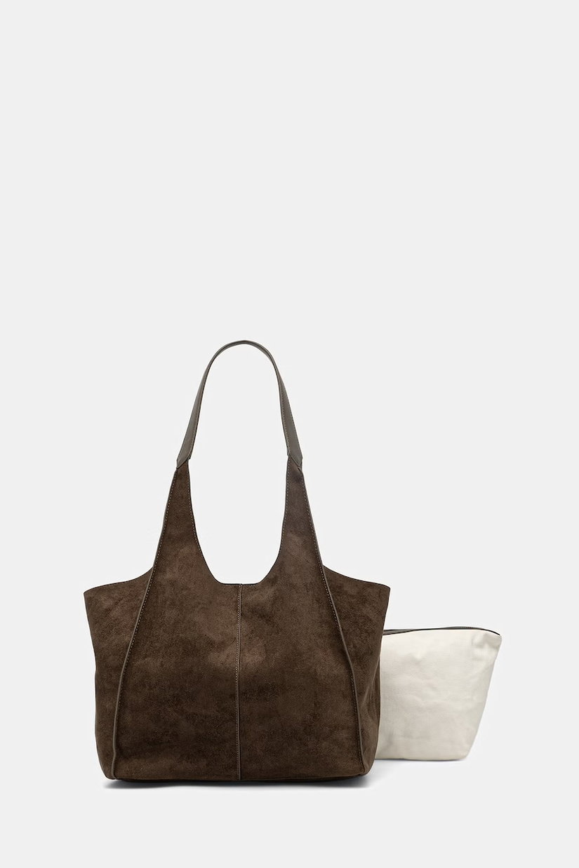 Medicine geantă shopper pentru femei, cu imitație de piele întoarsă