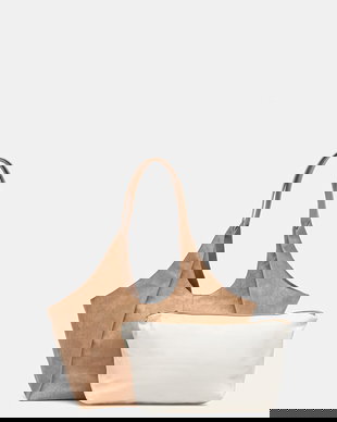 Medicine geantă shopper pentru femei, cu imitație de piele întoarsă