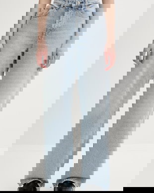 Tommy Jeans blugi wide leg pentru femei