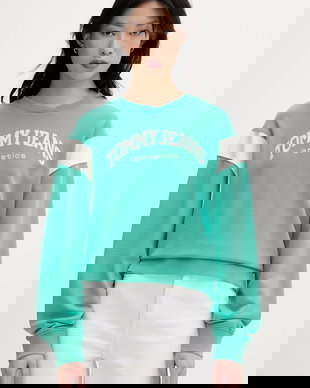 Tommy Jeans hanorac pentru femei, din bumbac