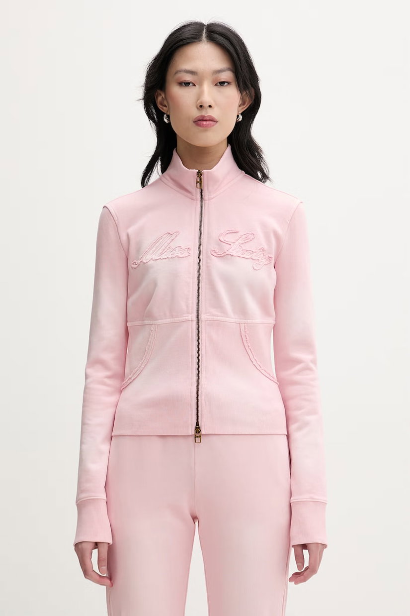 Miss Sixty hanorac cu fermoar pentru femei, din bumbac