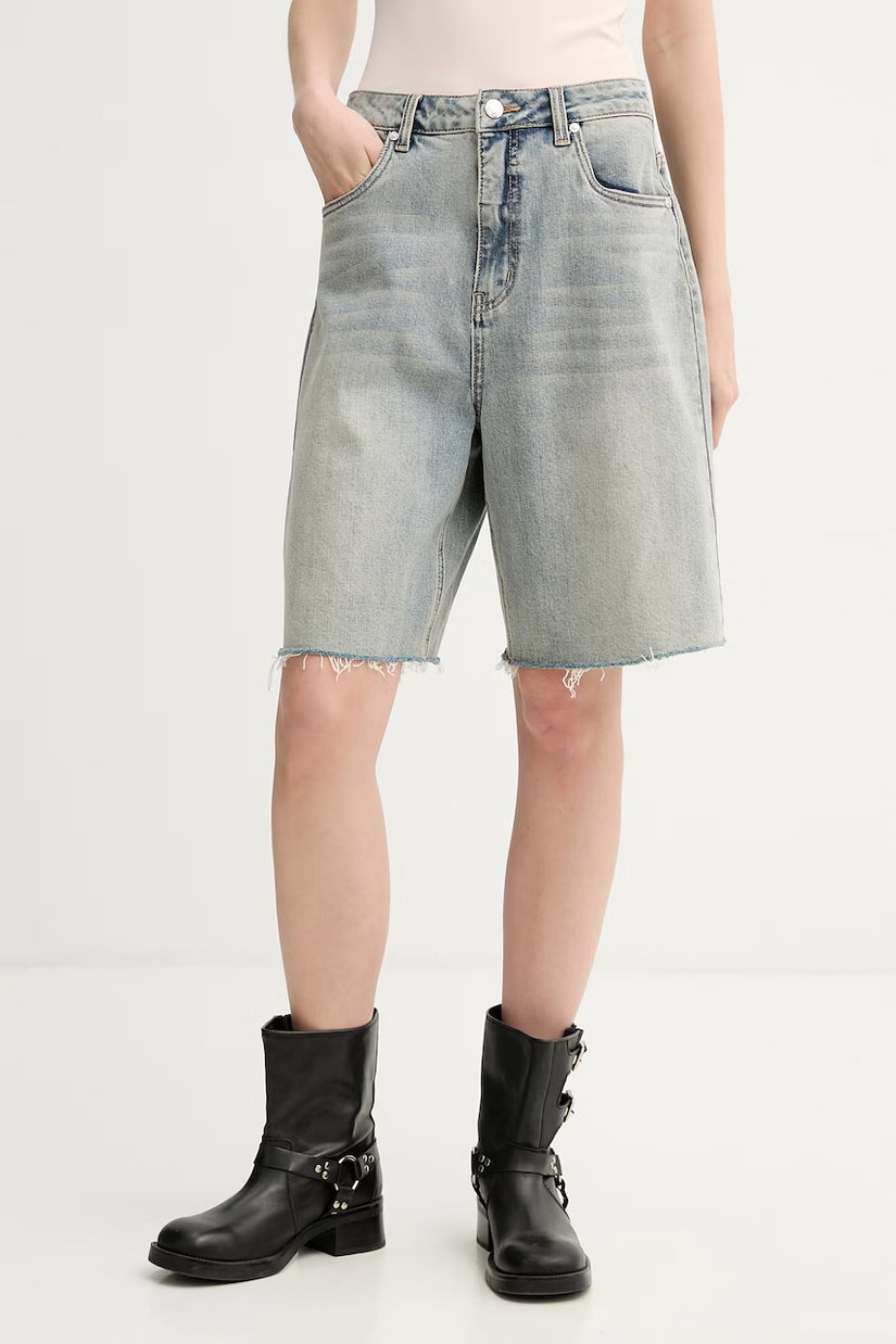 Gestuz pantaloni scurți pentru femei, din denim GZnoma