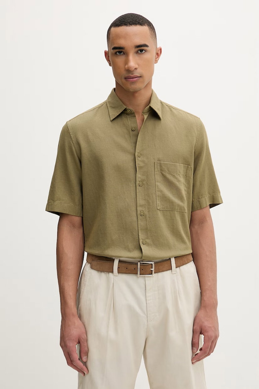 Marc O'Polo cămașă pentru bărbați, cu lyocell