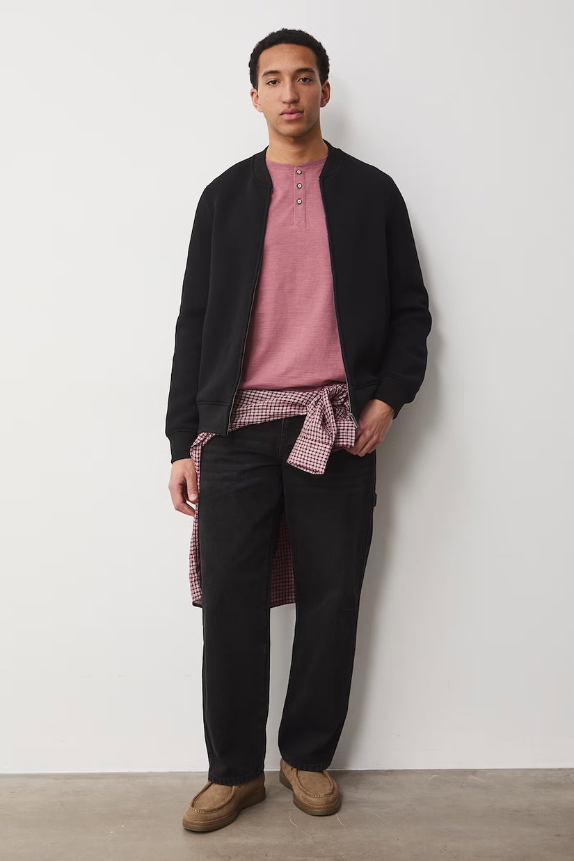 Medicine hanorac cu fermoar pentru bărbați, cu bumbac