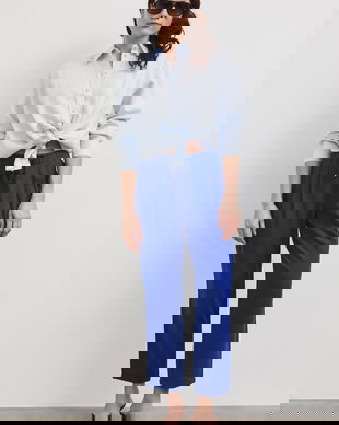 Medicine pantaloni chinos pentru femei, din in