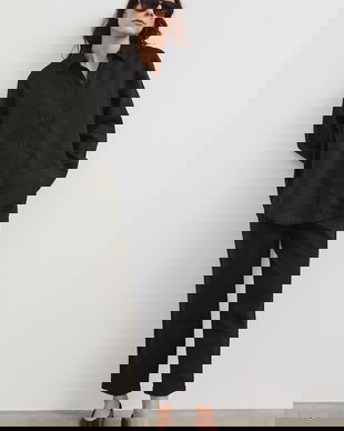 Medicine pantaloni chinos de pentru femei, din in