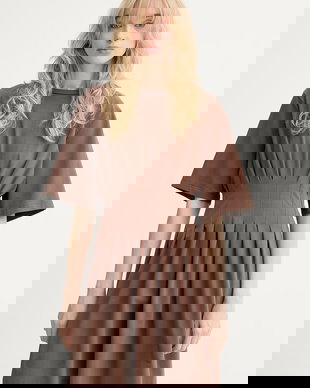 Gestuz rochie din bumbac cu elastan