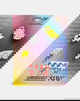 Crocs butoane pentru încălțăminte Soccer Team 5 Pack 5-pack