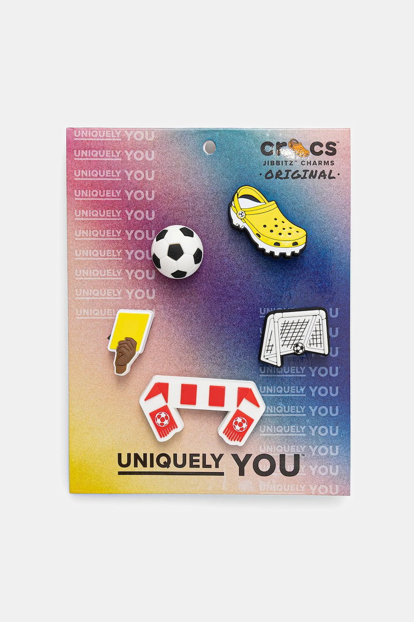 Crocs butoane pentru încălțăminte Soccer Team 5 Pack 5-pack