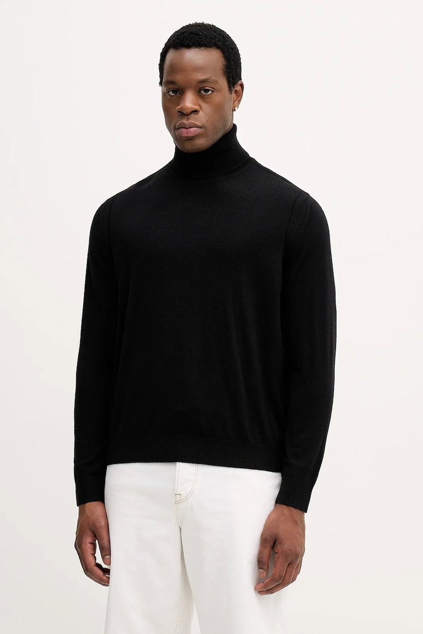 Armani Exchange pulover din amestec de lână