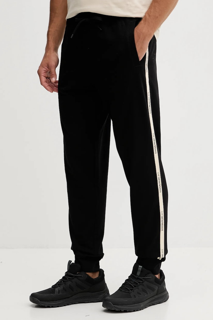 EA7 Emporio Armani pantaloni de trening din bumbac