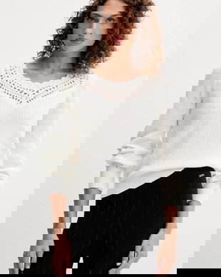 Twinset pulover din amestec de lână