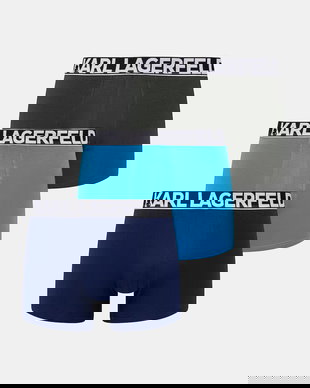 Karl Lagerfeld boxeri bărbați din bumbac cu elastan pachet de 3