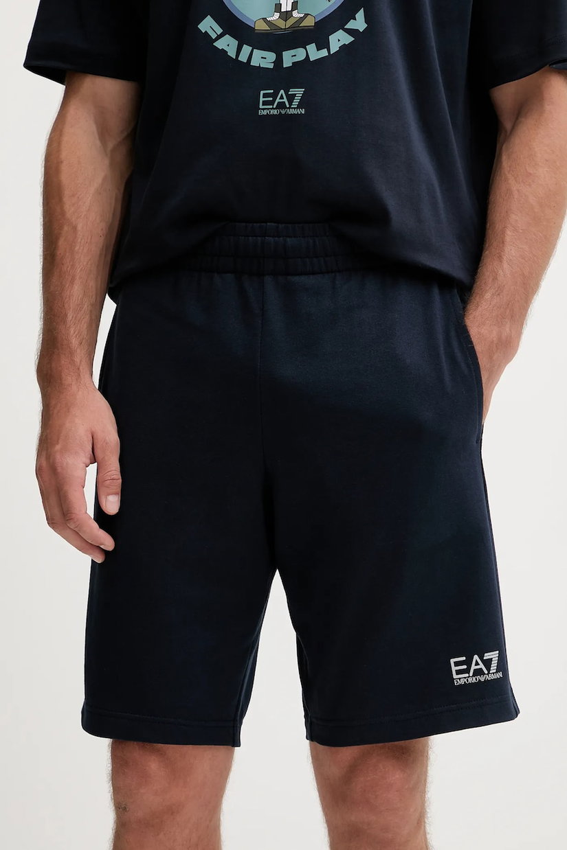 EA7 Emporio Armani pantaloni scurți din bumbac
