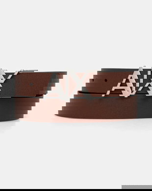 Armani Exchange curea de piele cu doua fete