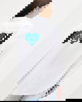 HUGO Blue cămașă din bumbac Elisana_B