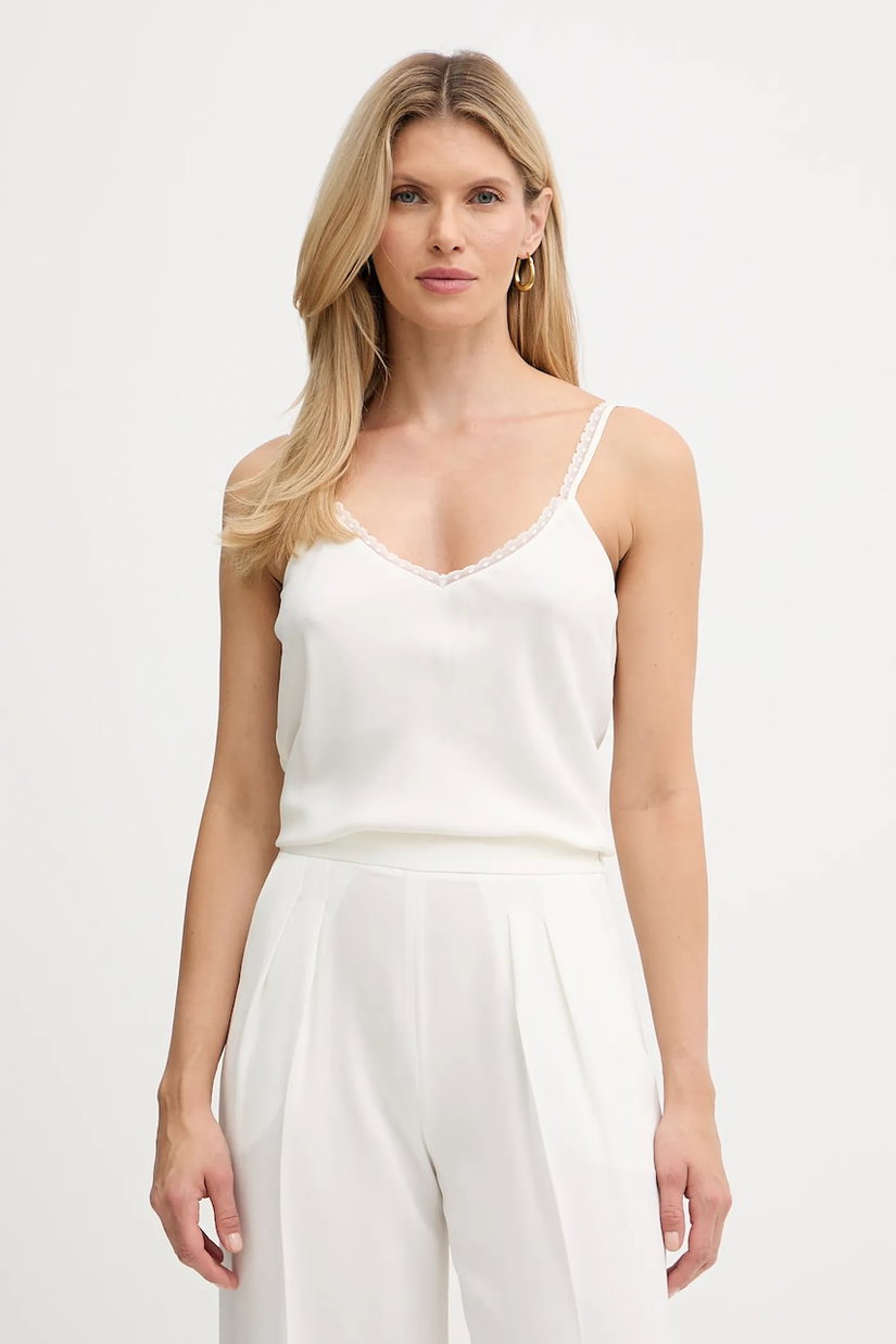 Twinset top din amestec de mătase