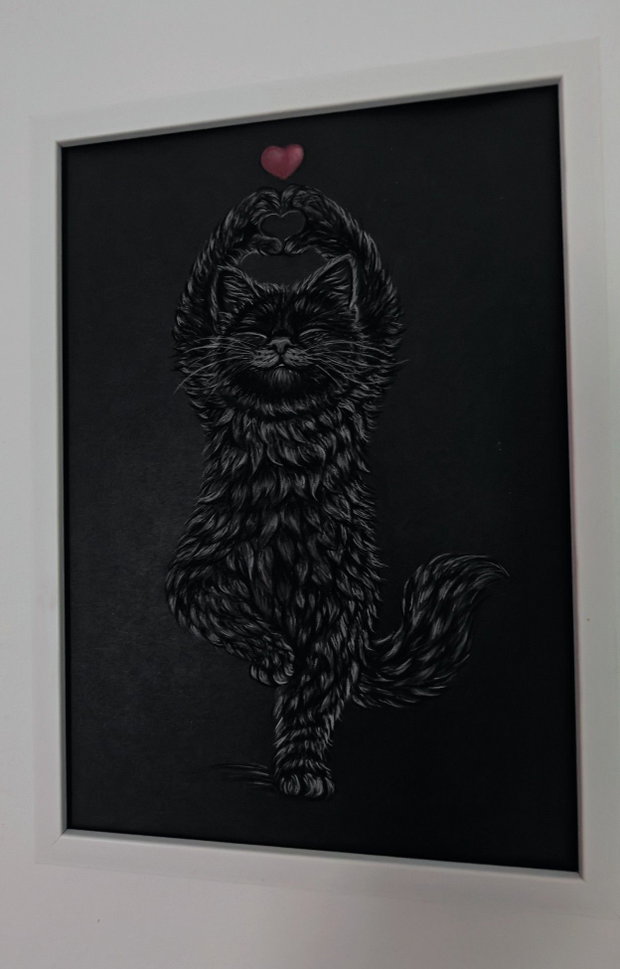Tablou ilustratie "Cat LOVE"