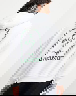 Lacoste hanorac cu glugă pentru bărbați, din bumbac