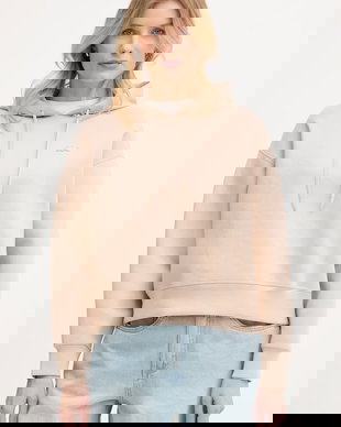 Lacoste hanorac cu glugă de damă din bumbac