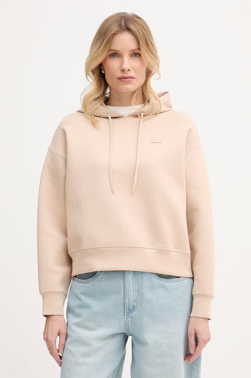 Lacoste hanorac cu glugă de damă din bumbac