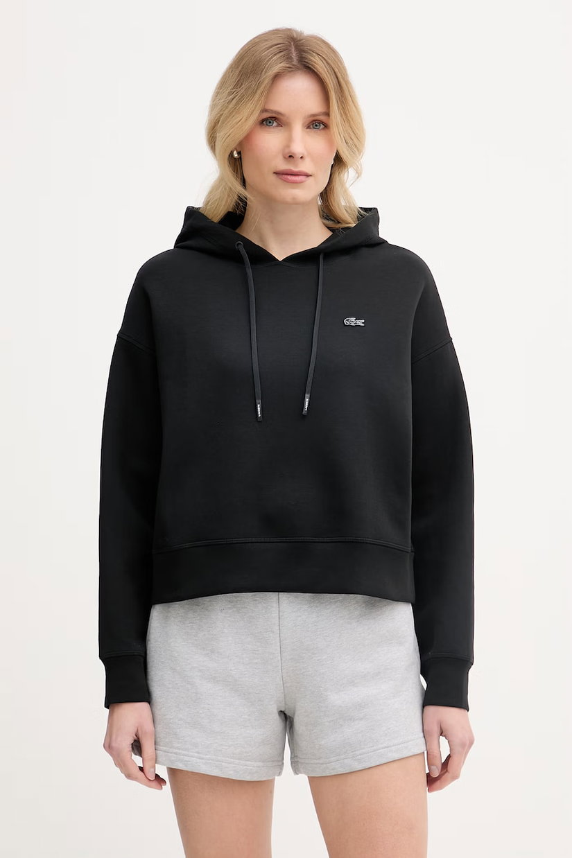 Lacoste hanorac cu glugă de damă cu bumbac
